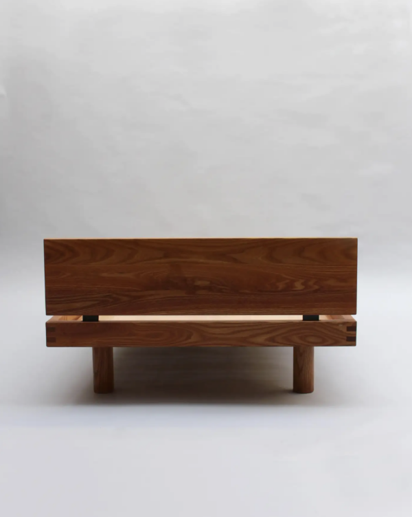 Fine French 1950s Solid Elm "Godot" daybed by Pierre Chapo - Image 9